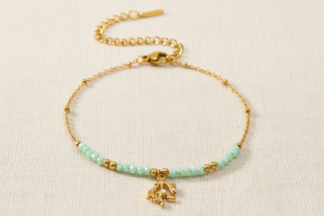 Coral Charm Bracelet - Image 2