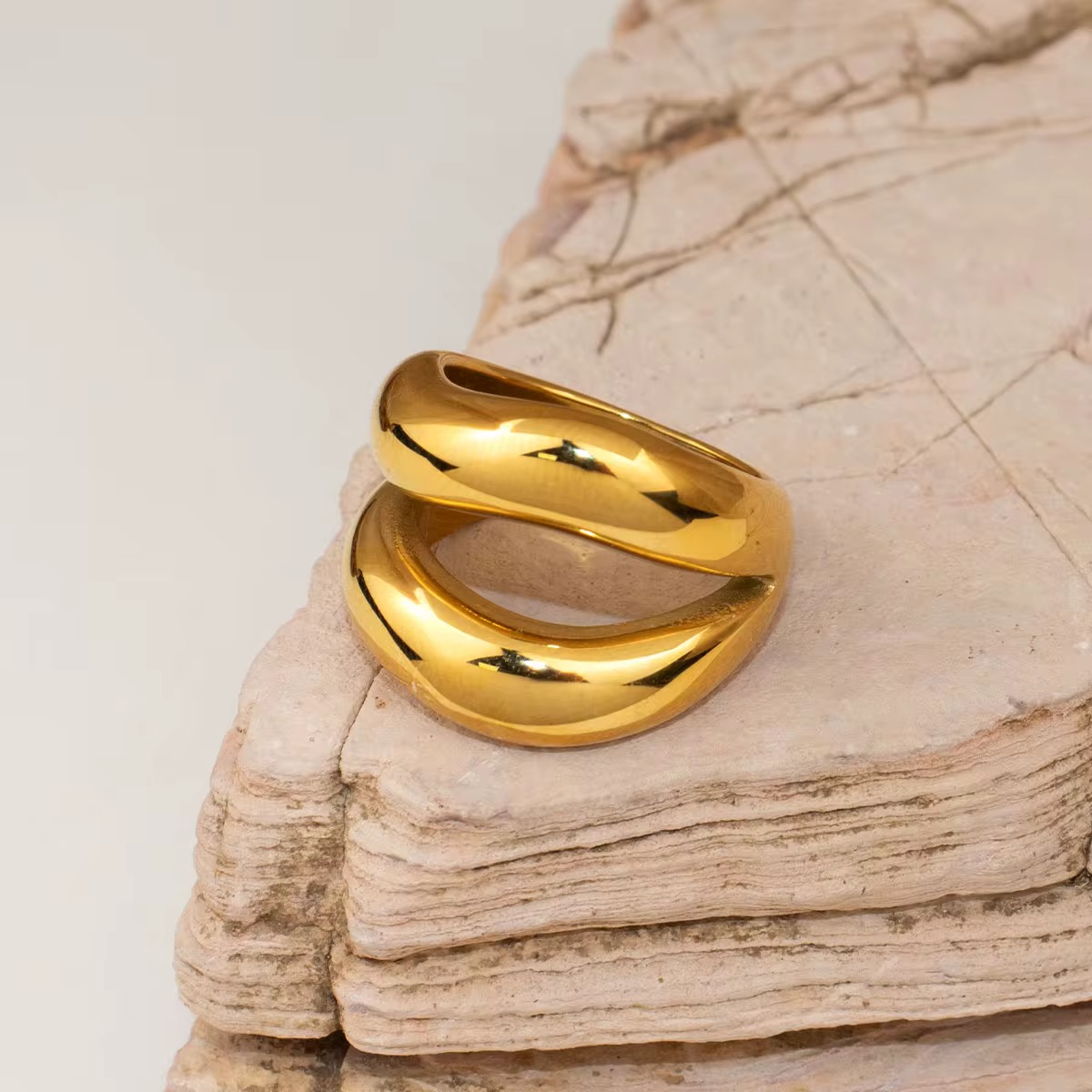 Chunky Double Ring - Image 3