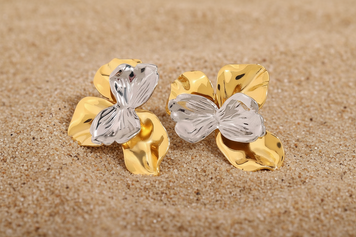Dual Petal Earring - Image 3