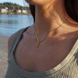 Coral Charm Necklace